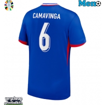 France Eduardo Camavinga #6 Replica Home Shirt Euro 2024 Short Sleeve